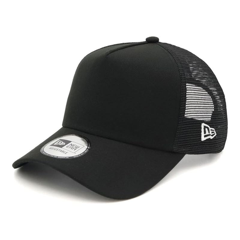 

[New Era] newera mesh cap 9FORTY A-Frame Trucker 14666224 NER32C9675 black black black FREE ONSPOTZ special order men s ladies hat kyu forty a frame