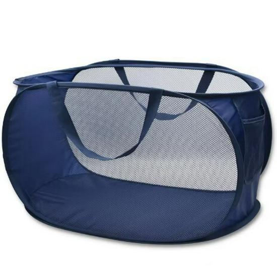 Foldable Mesh Laundry Basket - Space-Saving, Handheld, Portable, Multifunctional Storage for Dirty Clothes