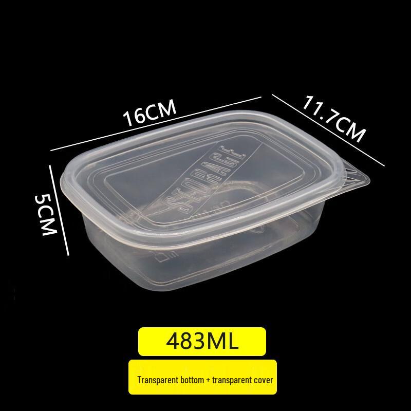 Clear Round Disposable Food Containers