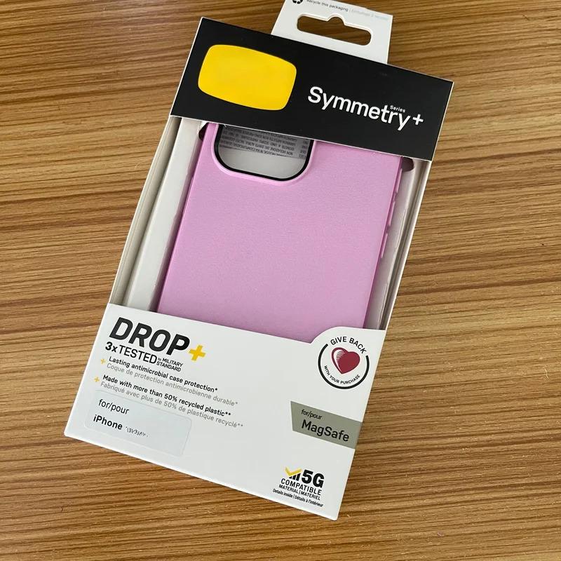 

Сверхпрочный чехол Armor Symmetry+ для Magsafe для iPhone 17 Pro Max Air 16 15 14 Plus 13 12 Прочный Оригинальный Защитный Чехол Ott box iPhone 13