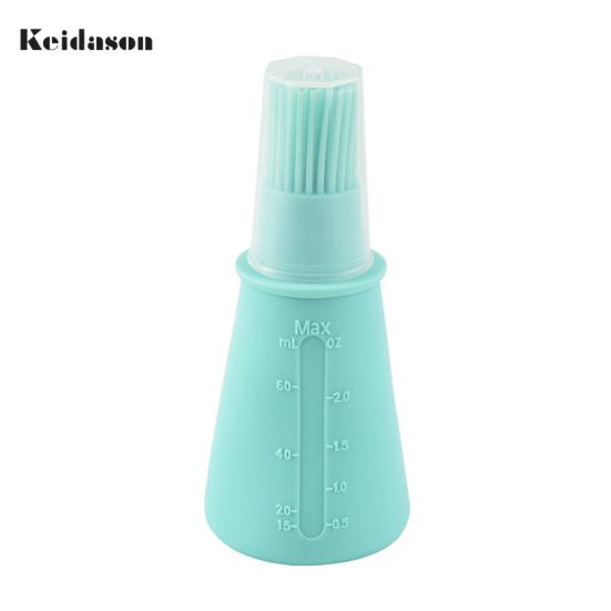 

Экологичная силиконовая щетка для барбекю Puntos, антидеформируемая мини-бутылка для хранения масла циан