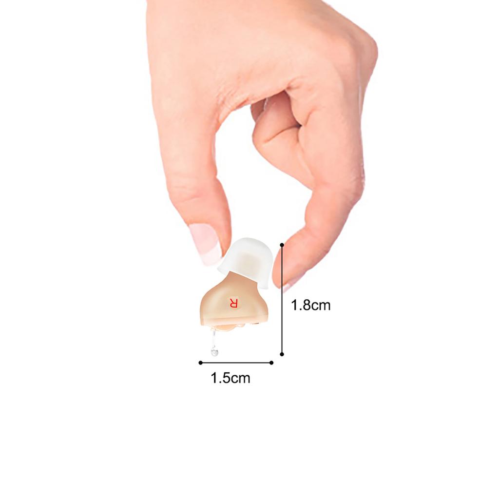 Mini Hearing-aid Invisible Sound Amplifier Volume Adjustable Ear Hearing Assistant Helper for Deaf E