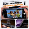 RFID Blocking Wallet Case with Card Holder Sliding Camera Cover Stand PC+TPU Protective Case for iPhone 17 Pro Max-Black