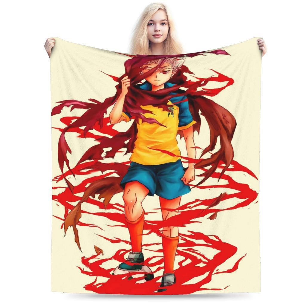 Inazuma Eleven Gouenji Blanket Quality Super Warm  Throw Blanket Spring Boy Girl Outdoor Novelty Bedspread
