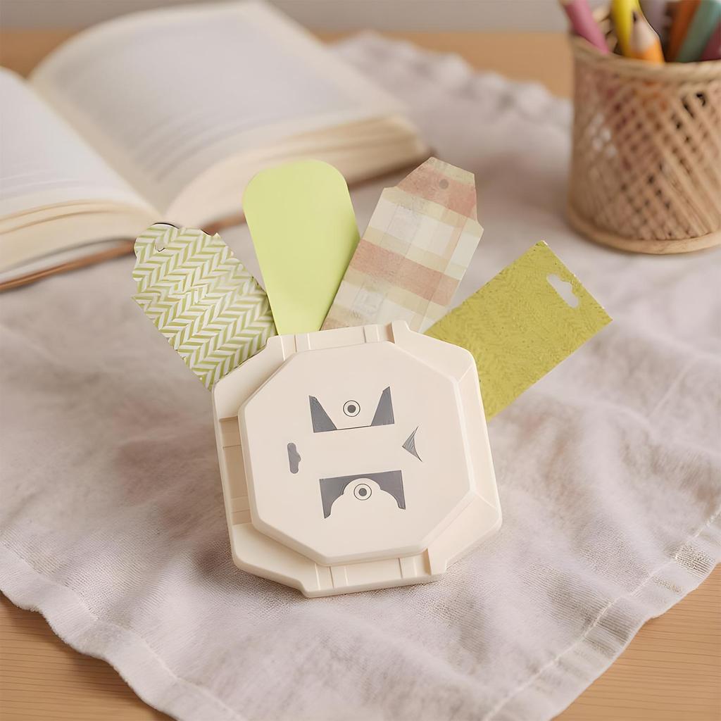 4 In 1 Tag Punch Corner Rounder Cutter Paper Label Punch for Scrapbooking Card for DIY Paper Card Photo Card Making Supplies