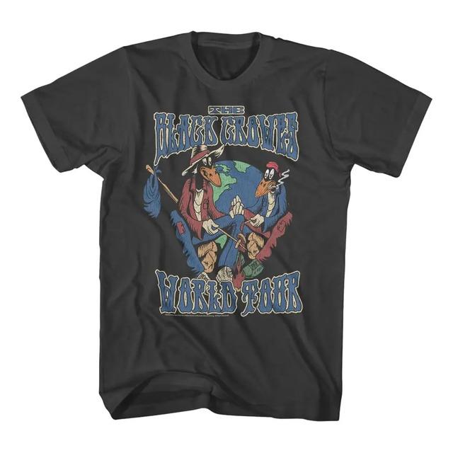 Camiseta Con Estampado Vintage Black Crows World Tour S
