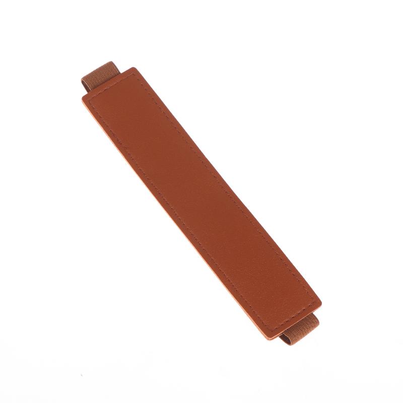 Pu Leather Elastic Notebook Band Holders Adjustable Pen Sleeve Pencil Pouch Holder Strap For Notebook Binder