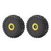 2pcs RC Wheels RC Car Rear Tires Rubber Wheels and Tires Set for WLToys 144010 1/14 Remote Control Vehicle