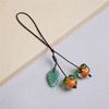 Persimmon Mobile Phone Chain Vintage Phone Lanyards Cellphone Pendant  Mobile Phone Accessory