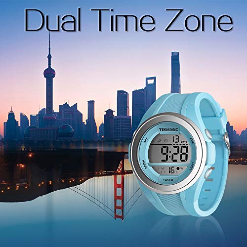 100m Water Resistant Women's Multi-Function Watch, Ideal for Swimming, Diving, and Surfing, with Alarm, Calendar, Stopwatch, Dual Time, and 12- or 24-