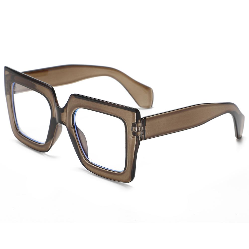New Arrival Square Plain Glasses Pc Frame Women Men Rectangle Oval Eyewear Blocking Optical Spectacle Eyeglasses for Male Female