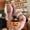 Halloween Cat Bat Spider Keychain Black Animal Keyring Pendant For Party Gift Jewelry Accessories