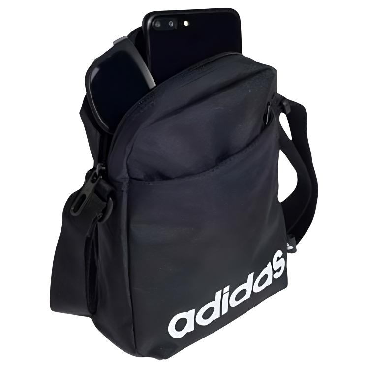 New Adidas Polyester Shoulder Bag Regular Unisex Black JE8341