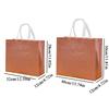 Waterproof Embossed Non-woven Fabric Grocery Bag Film Coated Laser Bag Takeaway Bag Shopping Pouch Eco Bag Shopping Bags