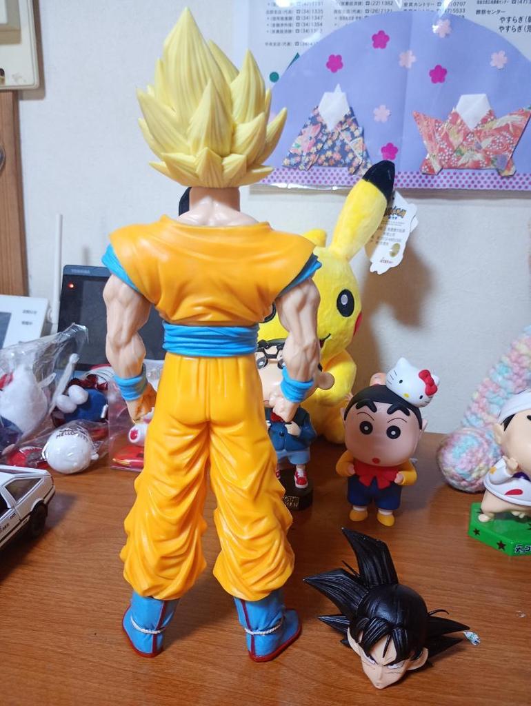 [USED] Dragon Ball Z Son Goku Figure Gold Hair & Black Hair 2 Patterns Available