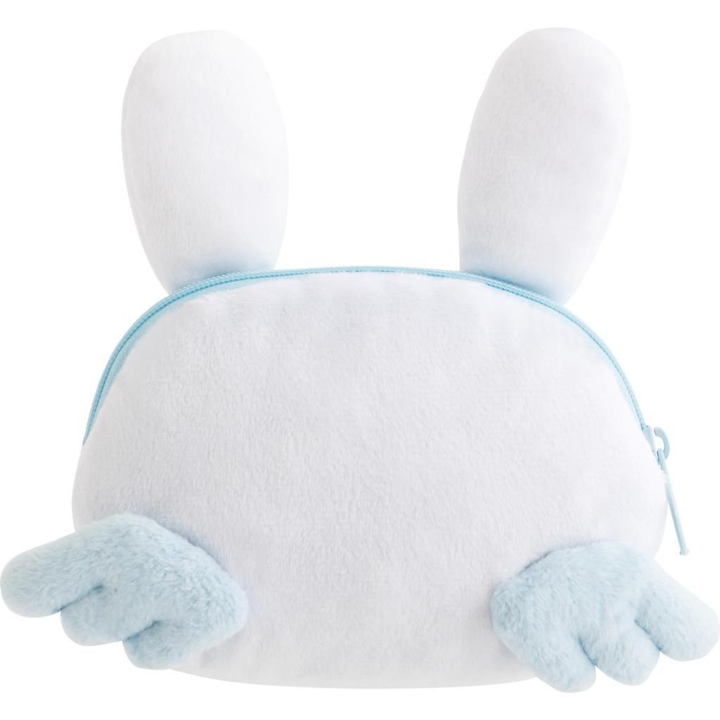 CA87301 Universe Plush Pouch Twin Rabbit Angel San-X