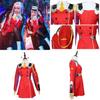 Vibrant Darling In The Franxx Zero Two Dress With Headwear For Cosplay Events