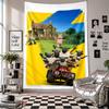 Wall TapestryShaun the Sheep Art Hanging Cloth Decorative Background Cover for Room Decoration