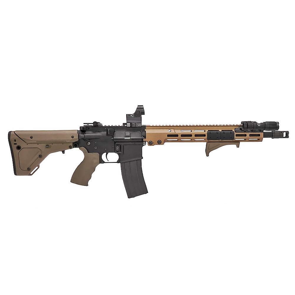 Ryohin Buhin M-LOK Compatible In-Line Light Mount for SF M300/M600 Mod Lights, Black with Engraving (HSP Thorntail2 SBR Replica)