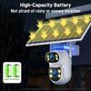 4G Solar Dual-Lens 360° Panoramic HD Night Vision Wireless WiFi Camera