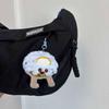 Cute Plush Cookies Keychain Cartoon Food Doll Toy For Women Girls Bag Ornament Car Pendant Keyring Children Gift Accessories