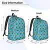 Creepers Big Face Videogame  Casual Backpack Sports Student Work Daypack for Men Women Laptop Computer Canvas Bags