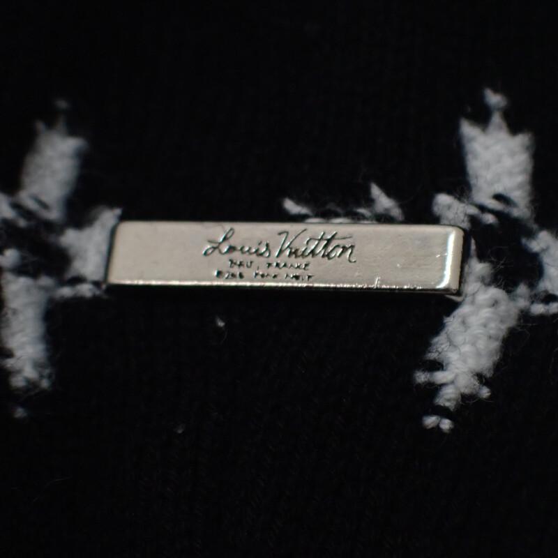 LOUIS VUITTON 1A8FM1 L sweat black cotton mens