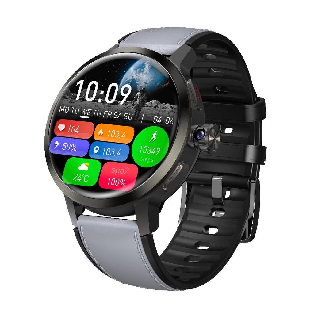 Rainbuvvy DM82 4G Android Phone Watch 1.75inch AMOLED 2GB RAM 16GB ROM Quad Core 5MP Full Netcom 1520mAh Long Standby Touchscreen Smartwatch
