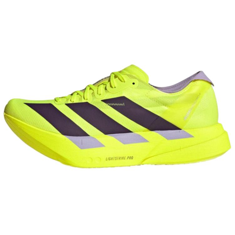 

Adidas Adizero Adios Pro 4 Solar Yellow Aurora Plum Powder Plum Men JP6623 EU 42