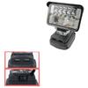 Trådløs LED Arbeidslampe med 2 USB For Makita 14.4V 18V BL1430 BL1830 Li-ion Batteri Utendørs Arbeidslys