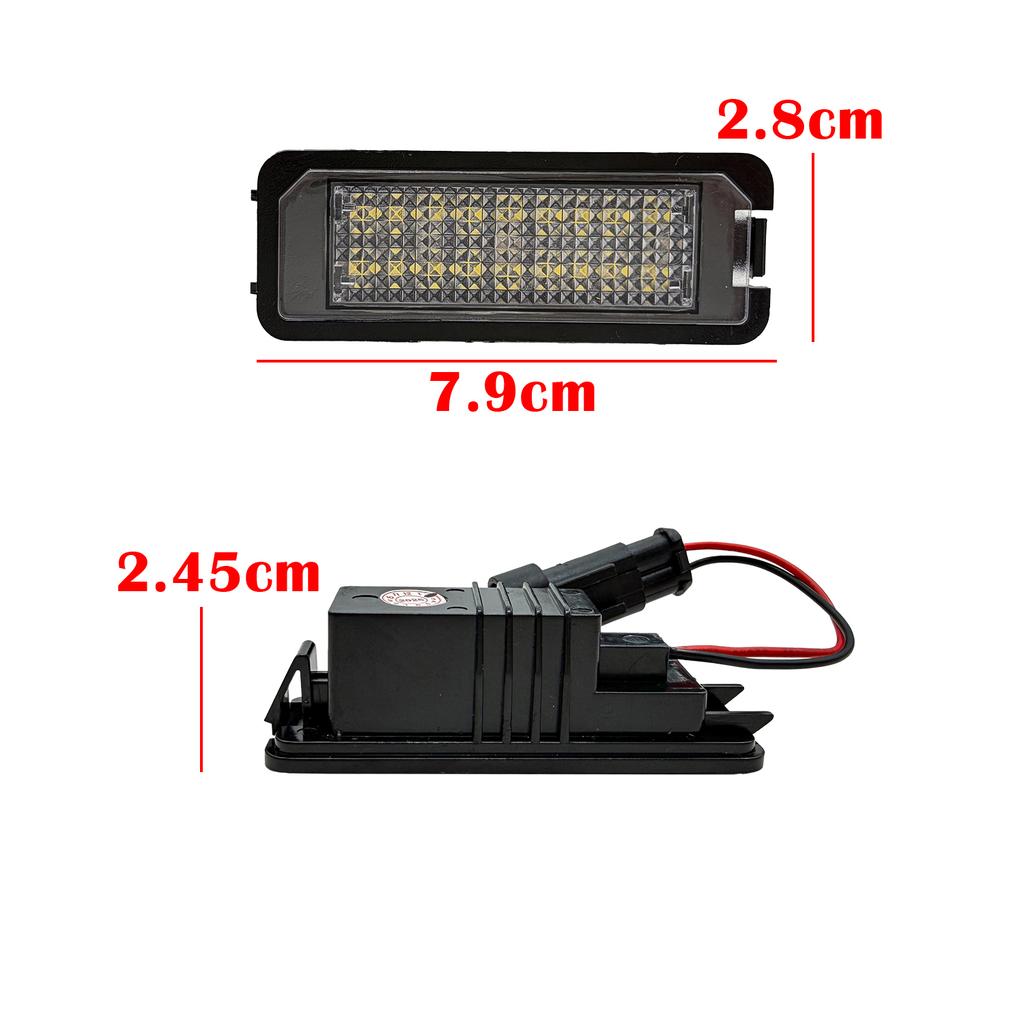 License Plate Lights Assembly For VW Saveiro 2005-2013 Gol 2004-2010 Fox-EU 2005-2012 Fox-Africa 2004-2010 Number Plate Lamps