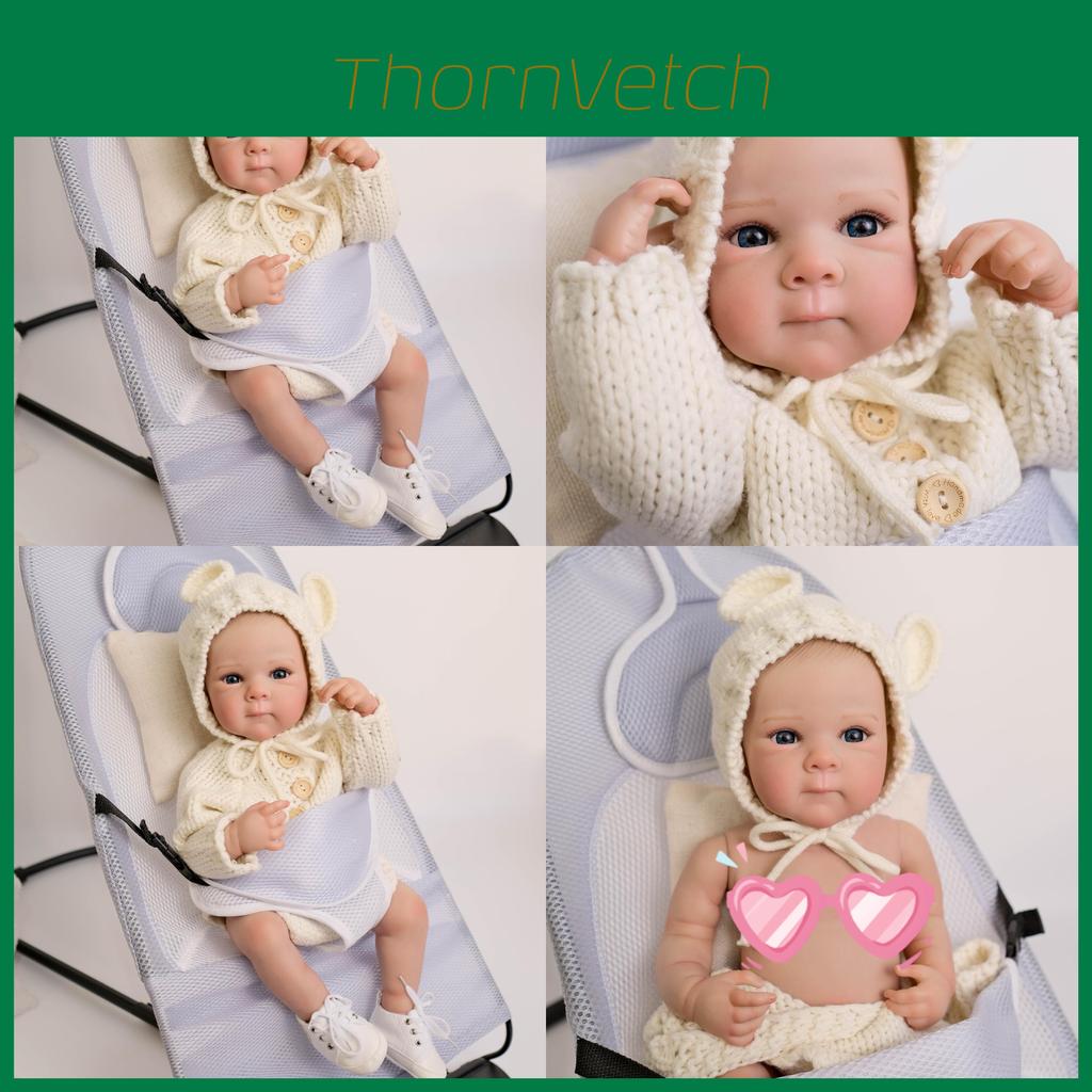 Silicone Baby Reborn Doll 18in Realistic Baby For Collectors And Gift Enthusiasts