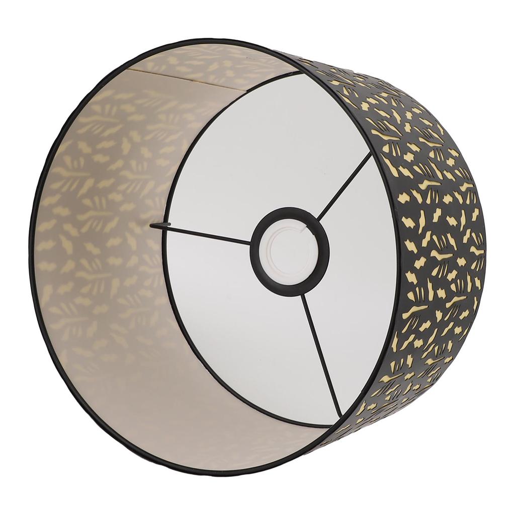 E27 E14 Metal Lamp Shade Metal   Lampshade Art Carved Hollow Lampshade with Shading Lining 25cm Water Grass Leaves