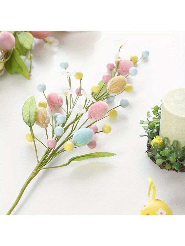 

Artificial Easter Flower Art, Diy Wreath, Decorating Joyous Easter, Fake Flowers, Houses Of Prints, Easter Party Supplies