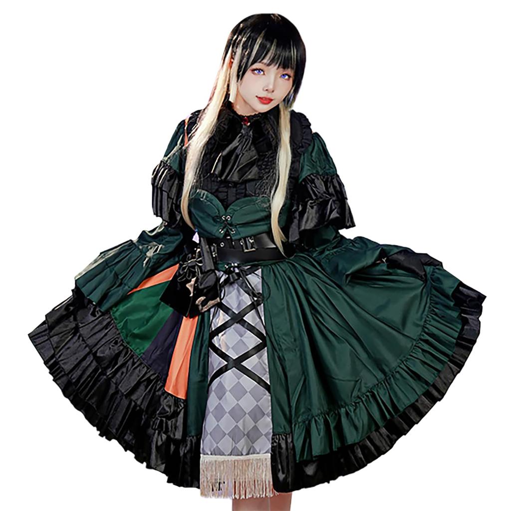 [Milky Time] Hololive Jufuutei Raden Cosplay Halloween VTuber Japanese Style (Costume)