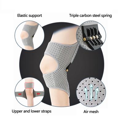 Joint Support Knee Pads Breathable Non-Slip Lift Knee Pads Care Powerful Rebound Spring Force Knee Booster Loaded Knees Brace