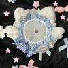 Flower Wings Badge Display Base Plush Cat Ear Pins Tray Cute Badge Holder  Anime Badge Decoration