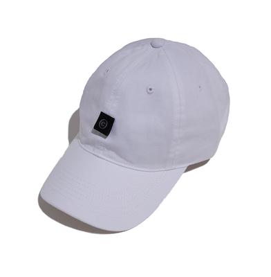 APOSTROPHE COMMA Bk Point Label Ball Cap (White)
