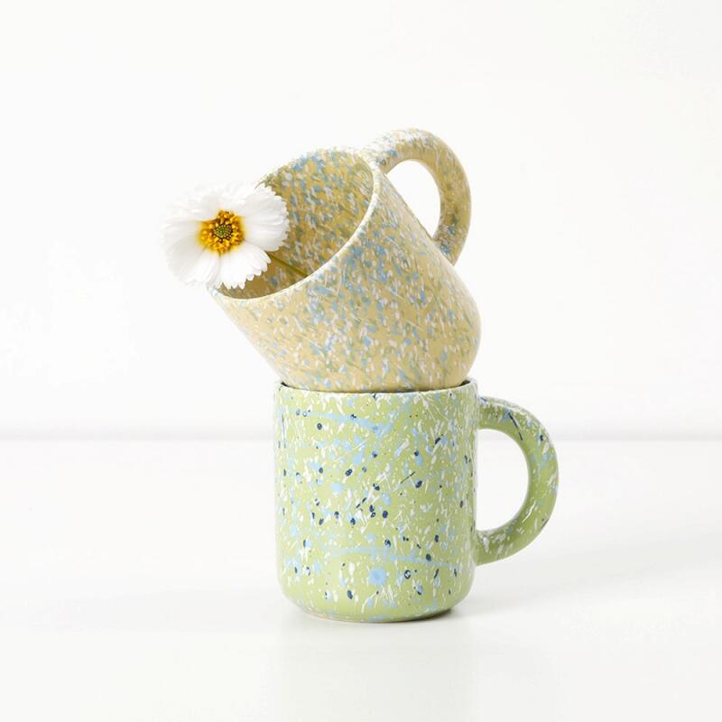 Splash 390ml Mug 1p Gift Couple Cafe Housewarming Blue