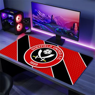Sheffield United F.C Print  Cushion Non-slip Laptop Tablet Big Mousepad XXL Mat Mini PC Playmat With Lock Edge