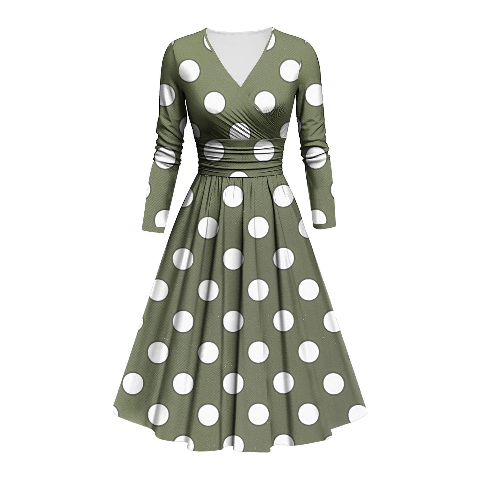 Женское модное облегающее платье с V-образным вырезом — фото 8