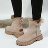 Snow boots women's winter new thick warm cotton shoes simple comfortable anti slip wear-resistant women's shoes