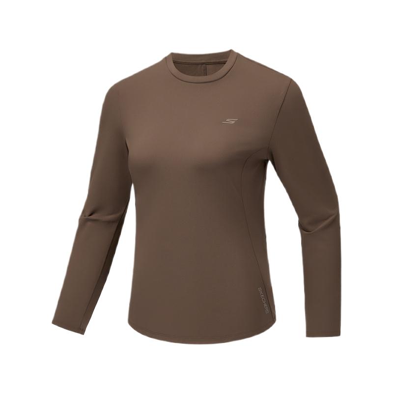 Skechers Gotherm 360 Ultra Versatile Simple Fashion Long Sleeve T-Shirt Women Tops P425W192-05HT M