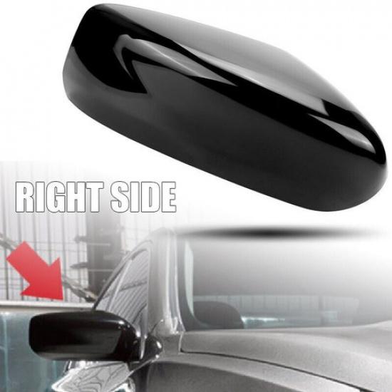 Passenger Side Mirror Cap Cover For 2013-2018 Nissan Altima Sedan Smooth Black