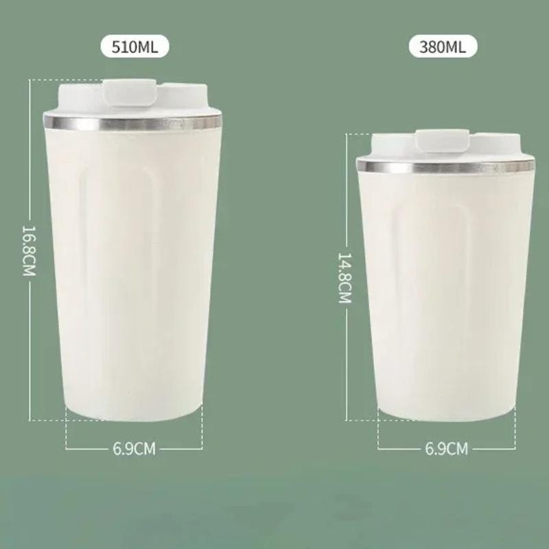 380/510ML Travel Stainless Steel Coffee Cup Thermal Mug Leak-Proof Thermos Bottle Tea Coffee Mug Vacuum Flask Insulated Cups Hot