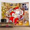 Santa Claus kamin geschenk wandbehang tapisserie Weihnachten baum schlafzimmer wohnzimmer schlafsaal urlaub dekoration tapisserie
