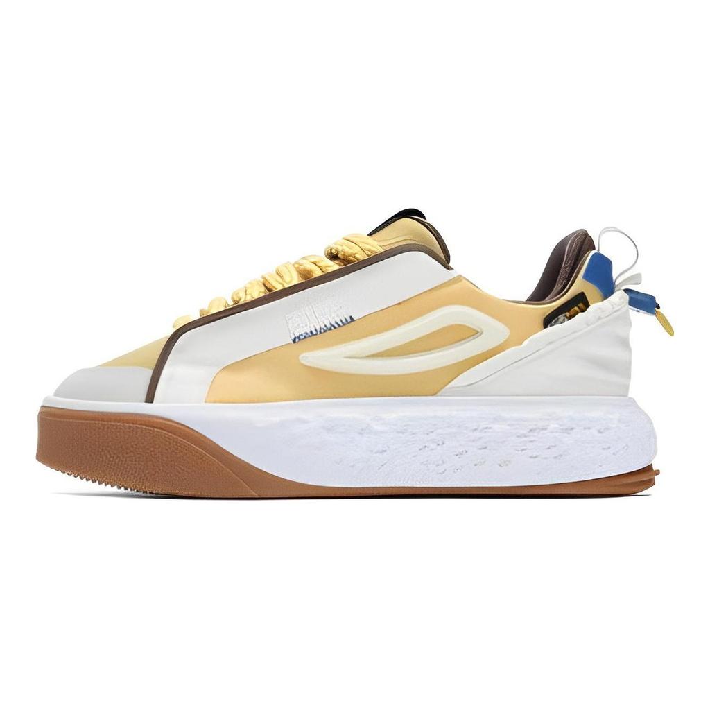 FILA Court Deluxe Low 'White Brown Yellow' Women's F12W323201FYA