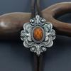 Engraving Stone Bolo Tie Carved Necktie for Shirt Jeans Western Necklace Braided Shoestring Necktie Bolo Tie