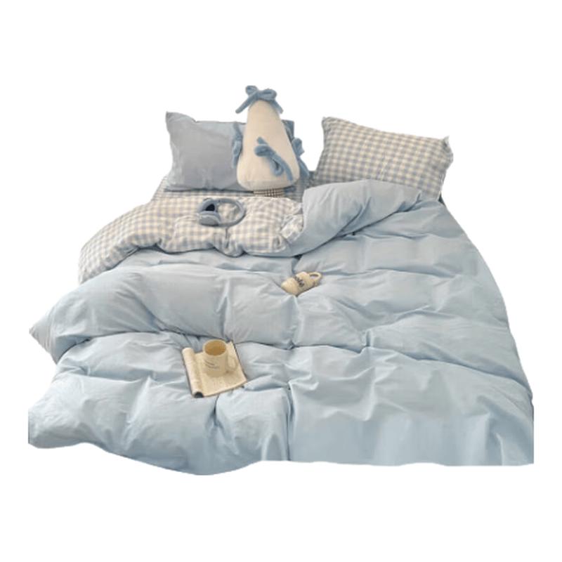 Grace Class A 7A Antibacterial 100% Cotton 4-Piece Bedding Set 200x230cm Duvet Cover