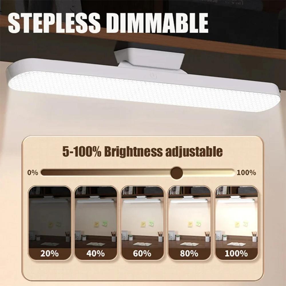 Touch Magnetic Table Lamp USB Rechargeable Light Stepless Dimming Cabinet Closet Wardrobe Portable LED Night Light Reading Lamp